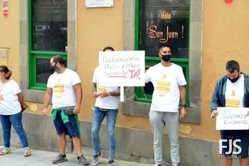 Trabajadores del Paco Artiles se concentran en San Juan y el Pacto de Telde se plantea volver a licitar su gestión/Francisco Javier Santana.
